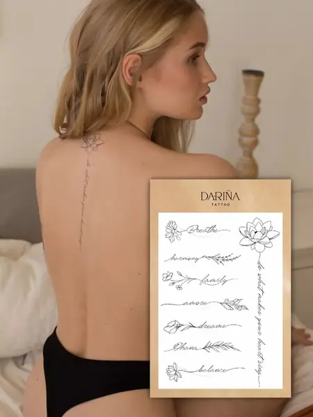 Татуировки временные