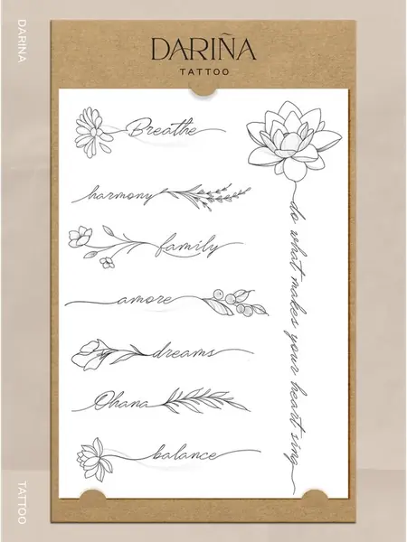 Татуировки временные