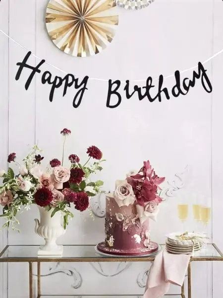 Растяжка Happy Birthday
