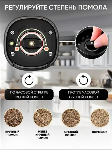 Электрическая мельница для специй