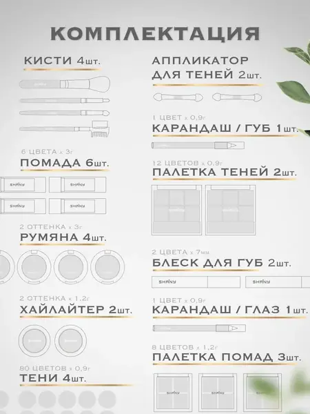 Косметика в чемодане
