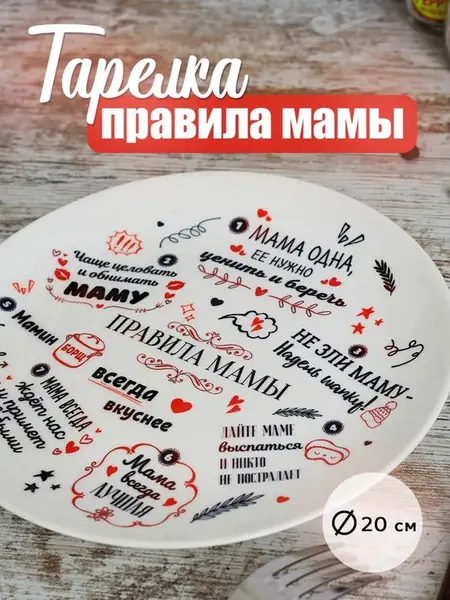 Тарелка декоративная