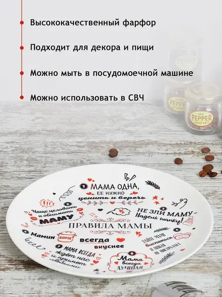 Тарелка декоративная