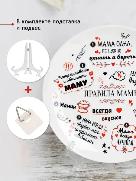 Тарелка декоративная