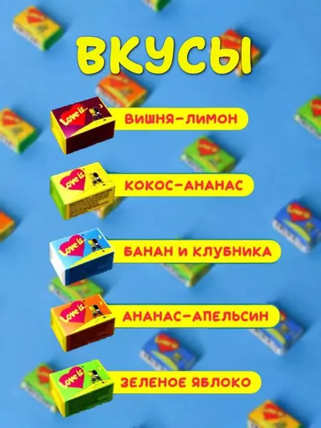 Жевательные резинки.