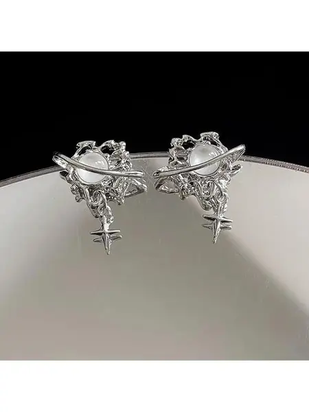 Серьги в корейском стиле Y2K