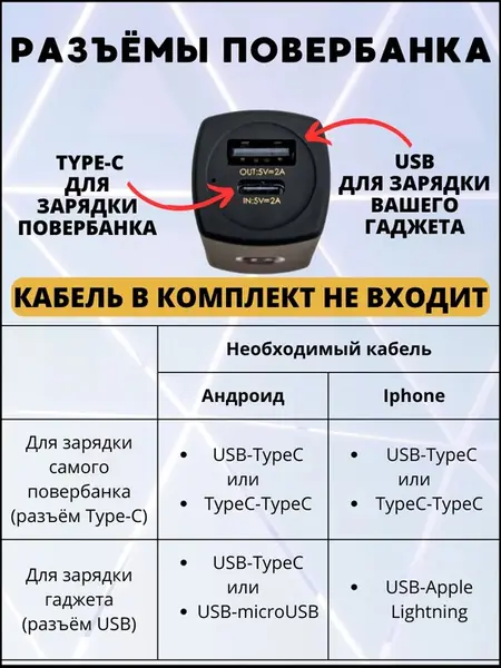 Power bank Повербанк мини