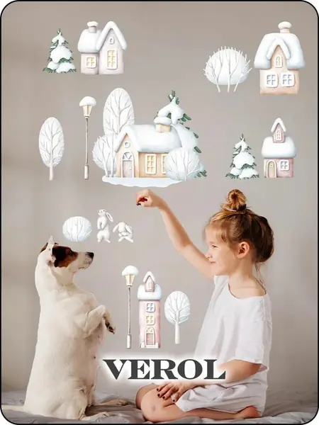 Новогодние наклейки