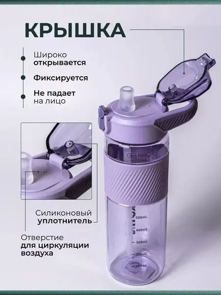 Бутылка для воды спортивная
