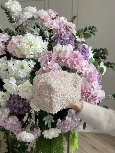 Косметичка плюшевая