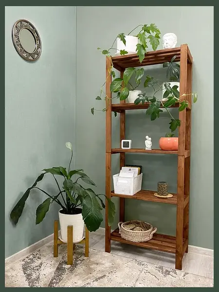 Стеллаж деревянный