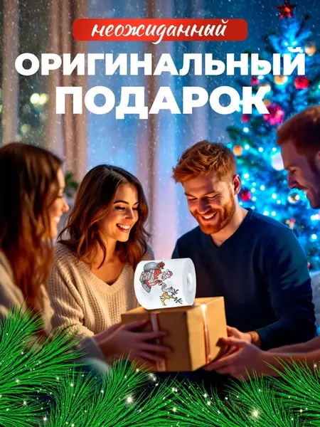 Туалетная бумага 2 слоя