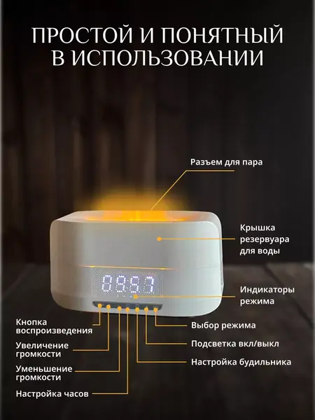 Увлажнитель с аромадиффузором