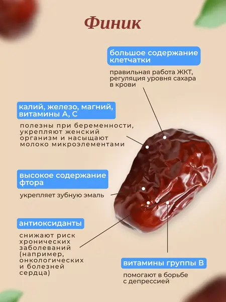 Конфеты ассорти из сухофруктов