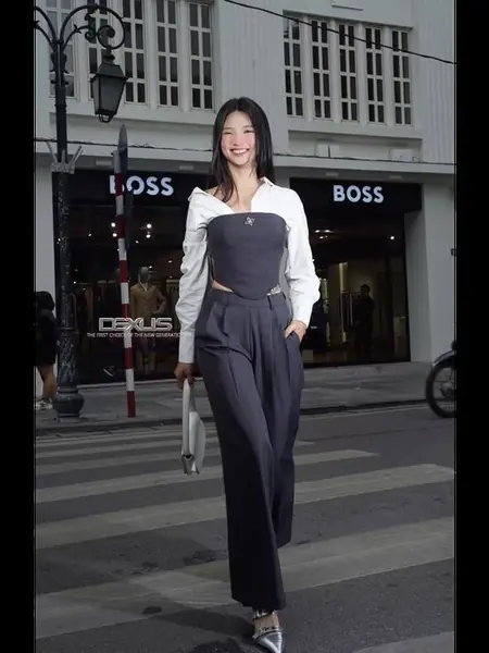 Брюки-палаццо.