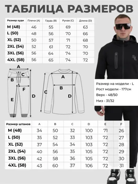 Спортивный костюм мужской