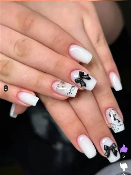 Слайдер для ногтей «Мем котики сердечки мишки»