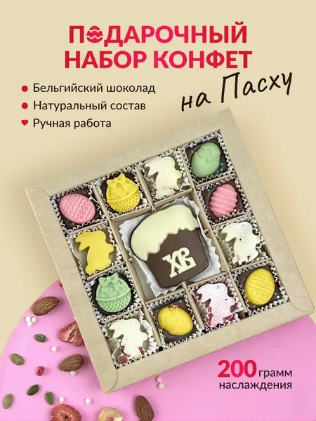Шоколадные конфеты Пасха