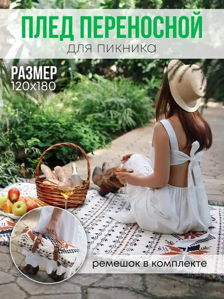Плед для пикника