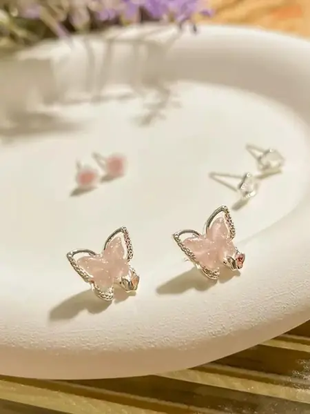 Серьги-бабочки