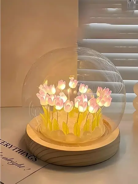 Ночник тюльпаны