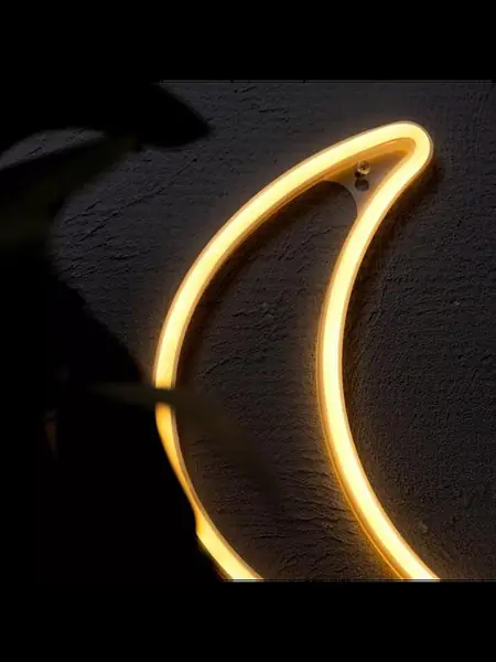 Неоновая вывеска-светильник-ночник на стену
