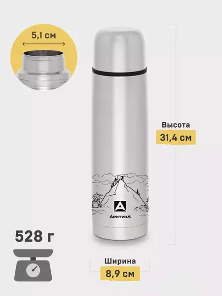 Термос с чашкой