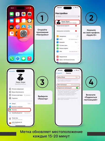 GPS трекер для Apple