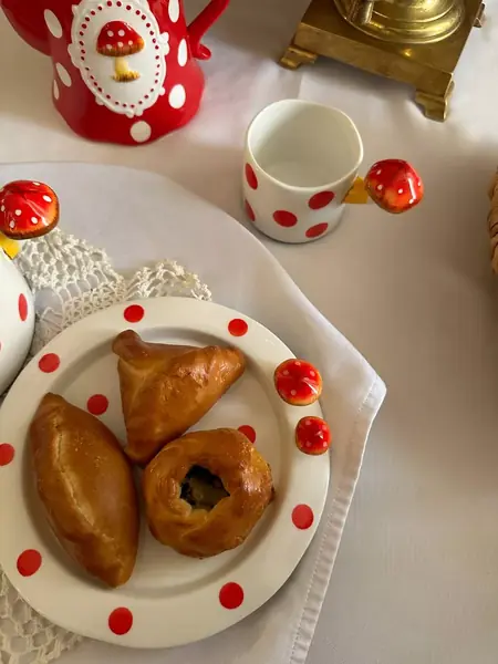 Посуда с Мухоморами