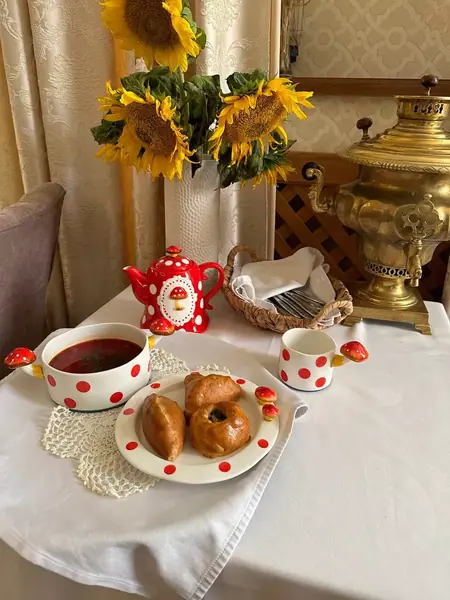 Посуда с Мухоморами