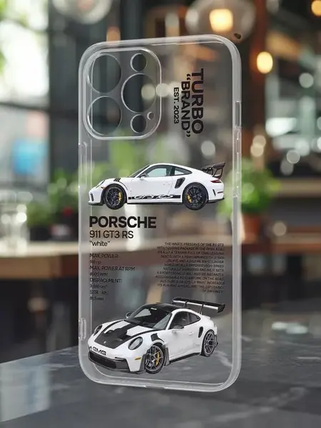 Чехол на iPhone с принтом Порше