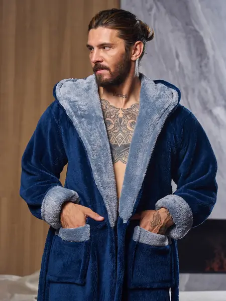 Халат домашний махровый