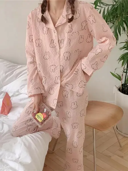 Пижама с зайчиками