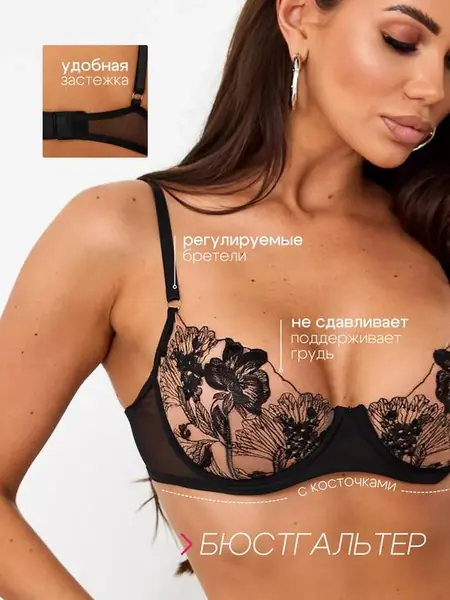 Кружевной комплект белья.