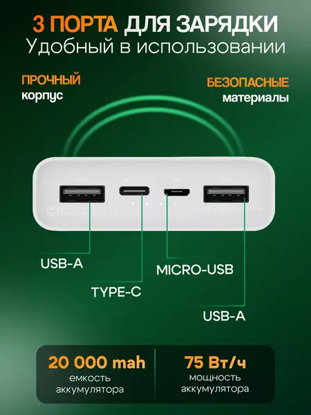 Power Bank 20000 mah