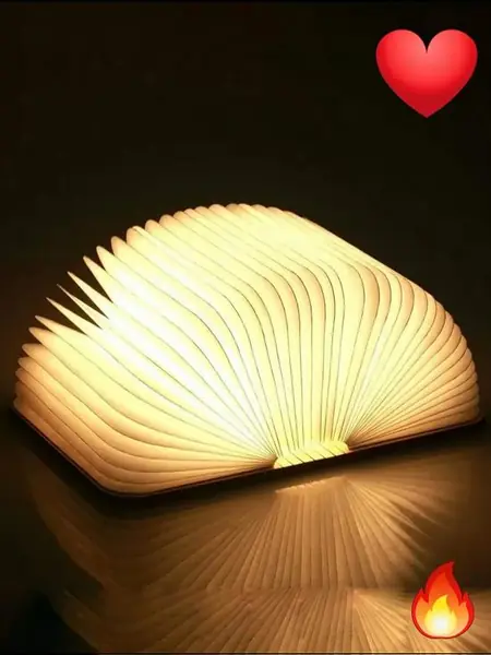 Светильник в виде книги