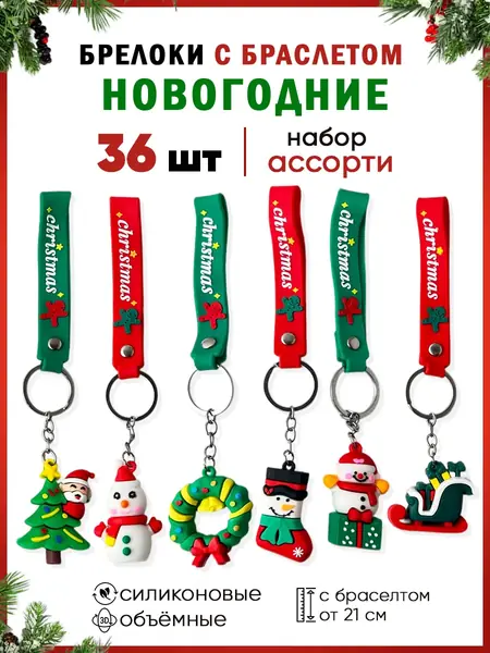 Брелоки Новый год 2025