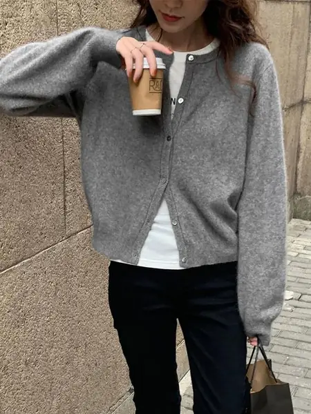 Укороченный кардиган