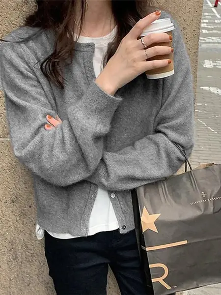 Укороченный кардиган