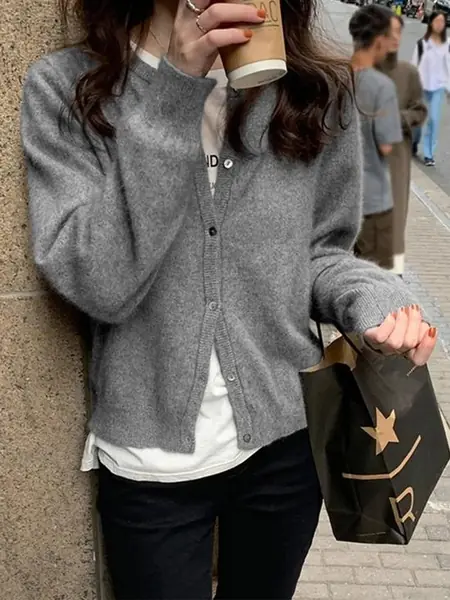 Укороченный кардиган