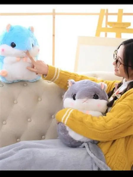 Мягкая игрушка-плед «Хомяк»