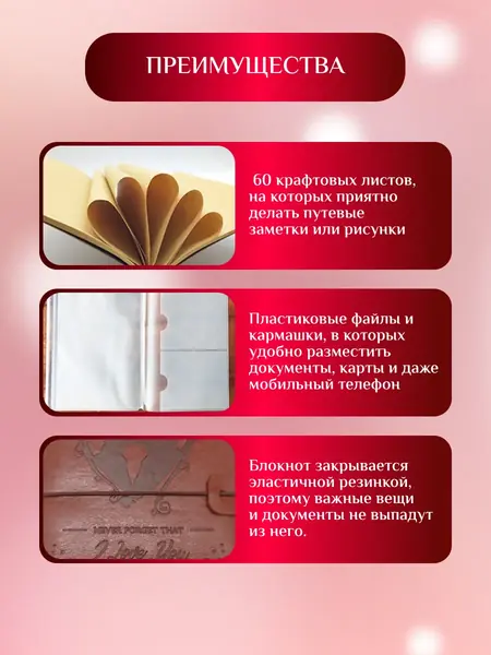 Тревел блокнот To My Wife