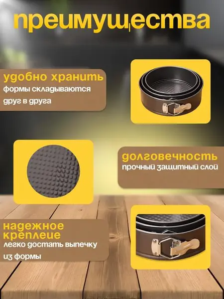 Формы для запекания круглые