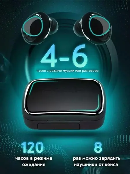 Игровые беспроводные наушники с микрофоном.