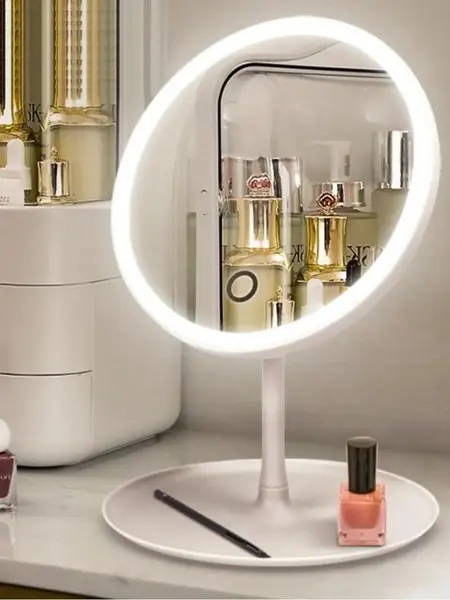 Зеркало настольное с подсветкой для макияжа