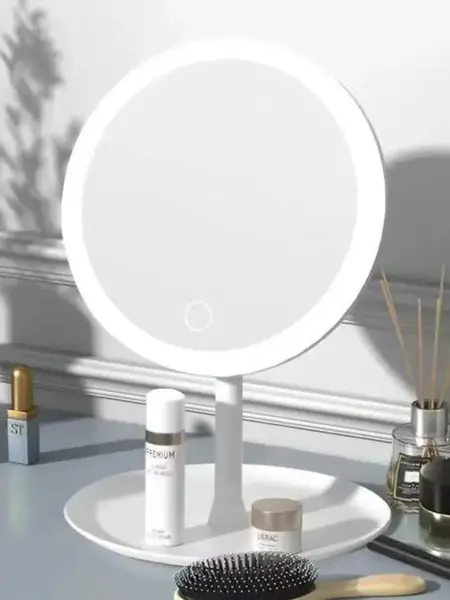 Зеркало настольное с подсветкой для макияжа