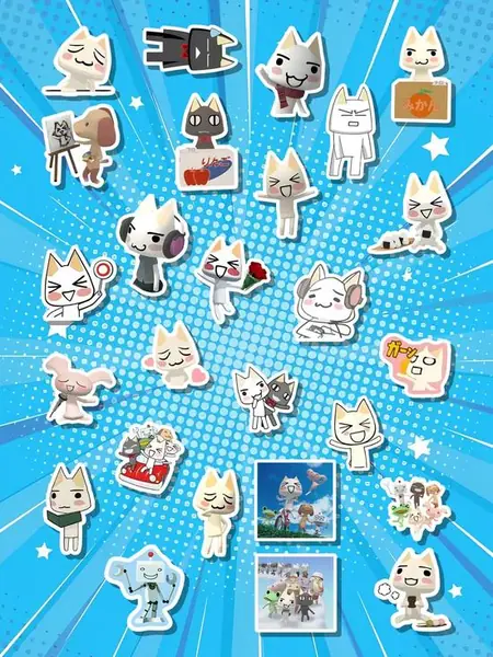 Наклейки «Кот Торо Иноуэ»