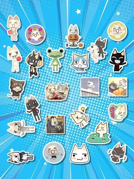 Наклейки «Кот Торо Иноуэ»