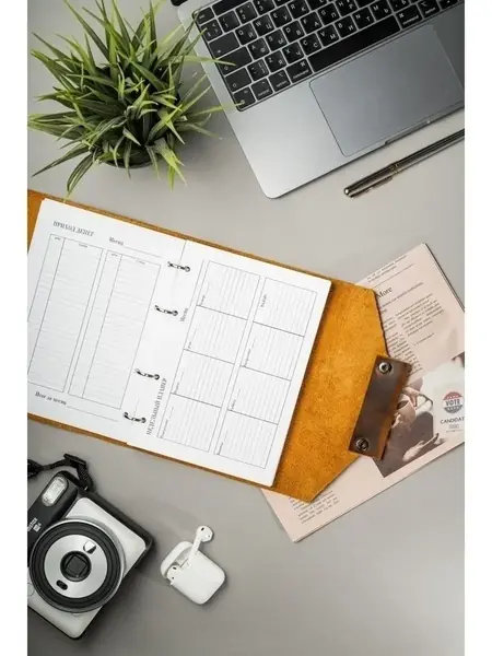 Кожаный ежедневник