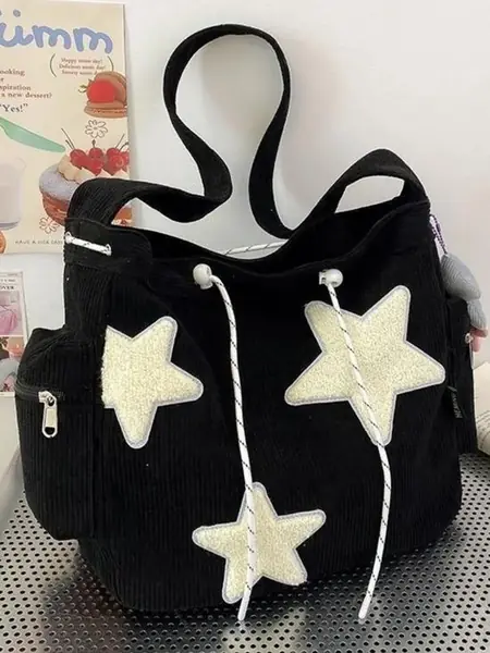 Сумка «Звёзды», вельвет.